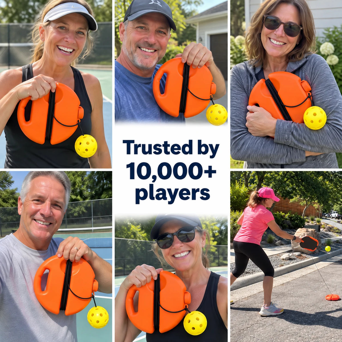 SoloRally™ Pickleball Rebound Trainer