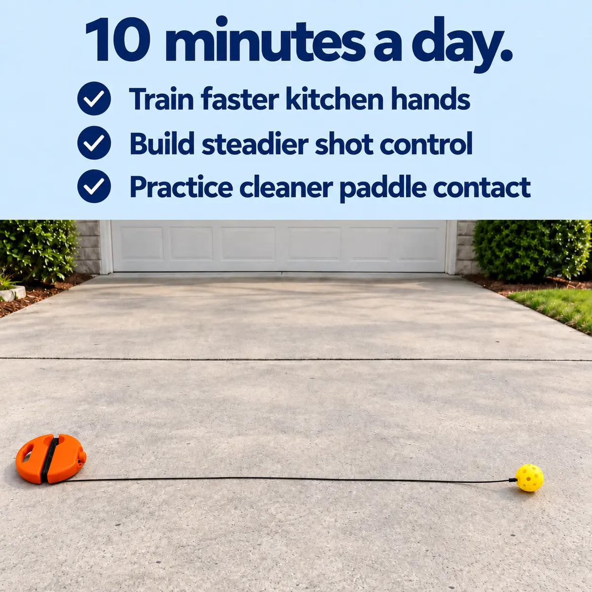 SoloRally™ Pickleball Rebound Trainer