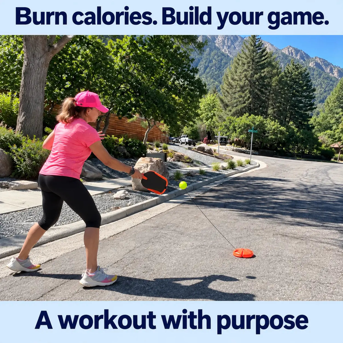 SoloRally™ Pickleball Rebound Trainer