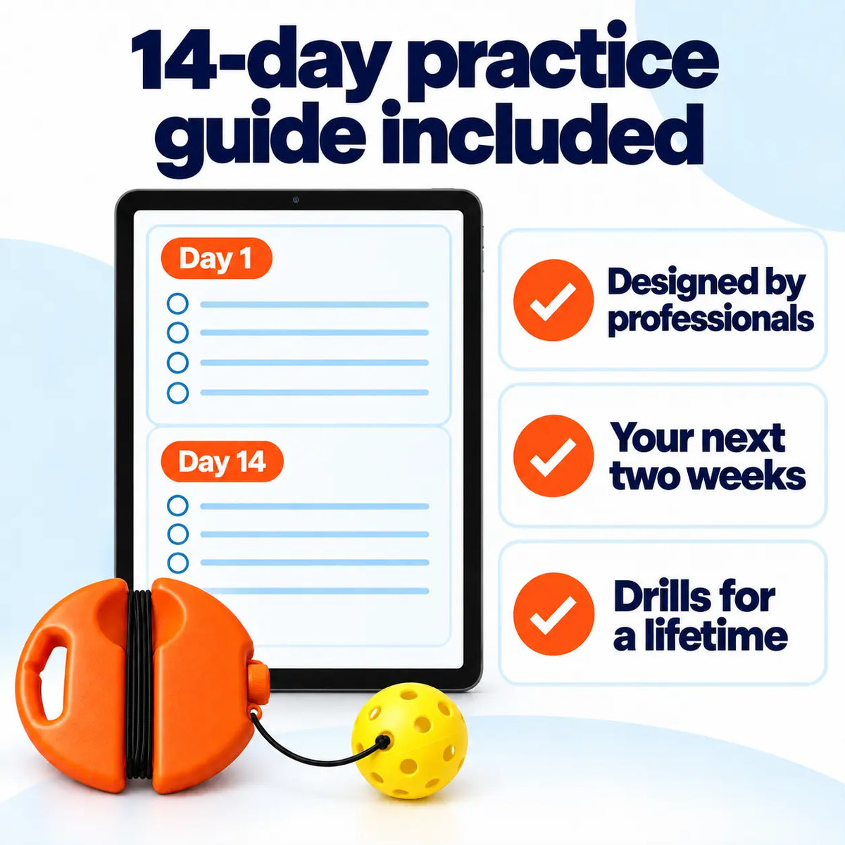 SoloRally™ Pickleball Rebound Trainer