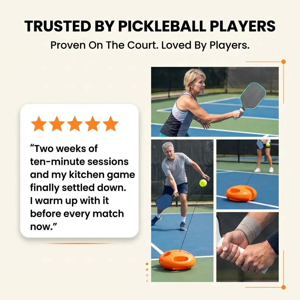 SoloRally™ Pickleball Rebound Trainer 2.0