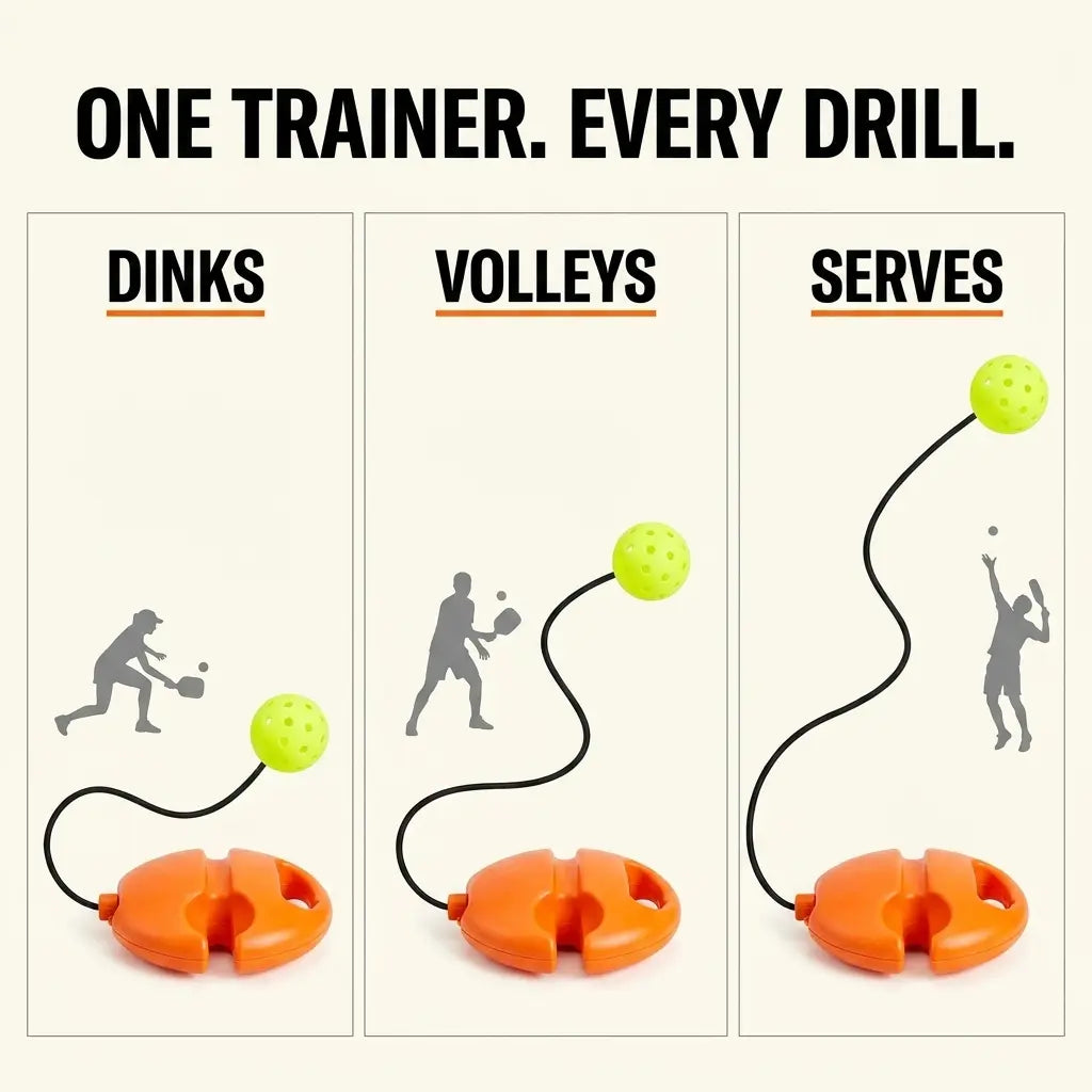 SoloRally™ Pickleball Rebound Trainer 2.0