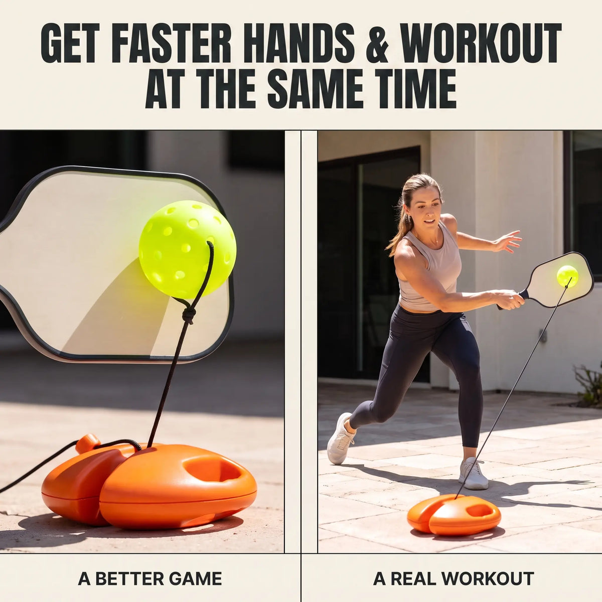 SoloRally™ Pickleball Rebound Trainer 2.0